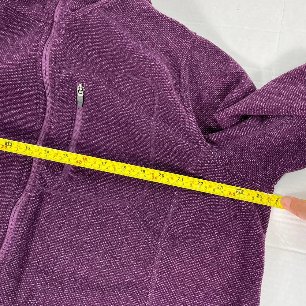 Duluth Men XXL Checkpoint Violet Full Zip Mock Jacket Softshell Fleece Pockets - Picture 8 of 13